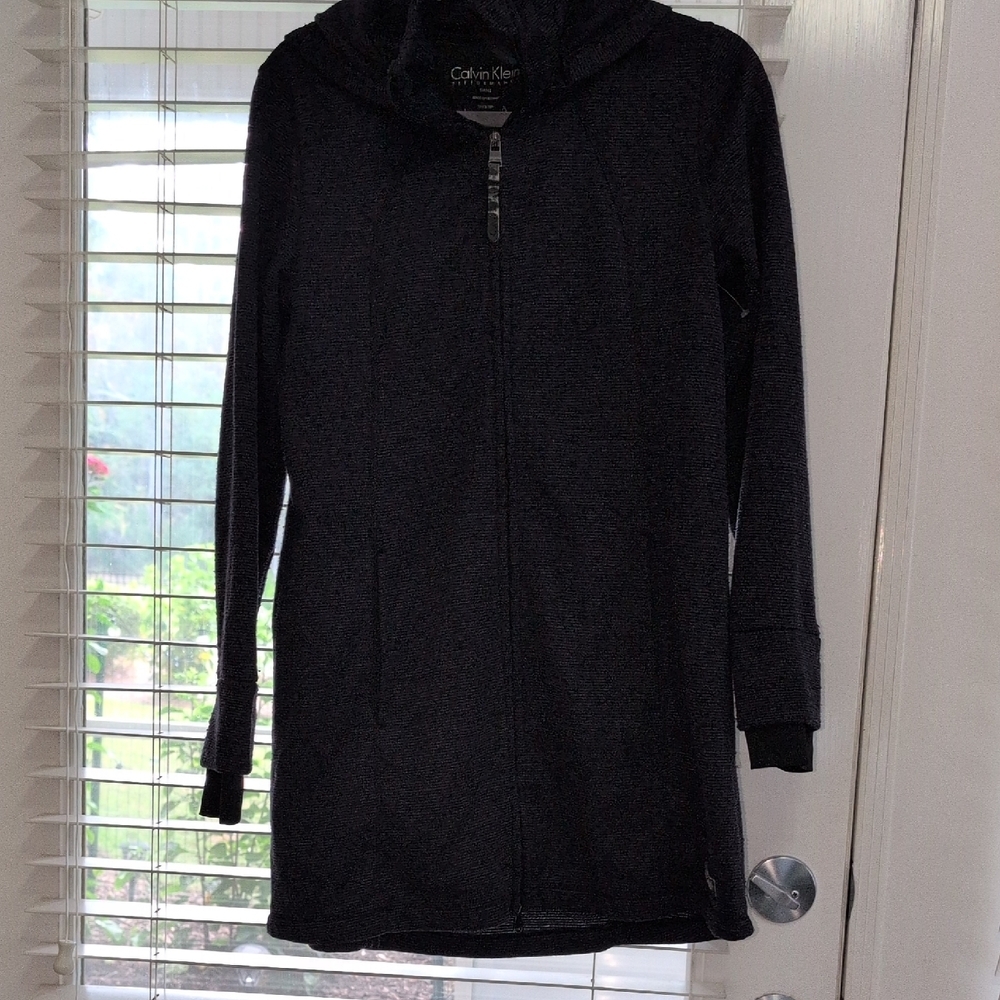 Calvin Klein Purple Light Weight Jacket With Detachable Hoodie